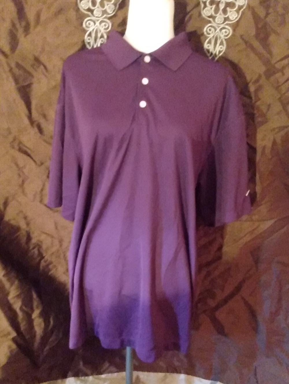 Nike Purple Dri-FIT Golf Polo Shirt